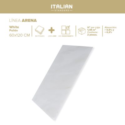 Arena white 60x120 - Italian Standard